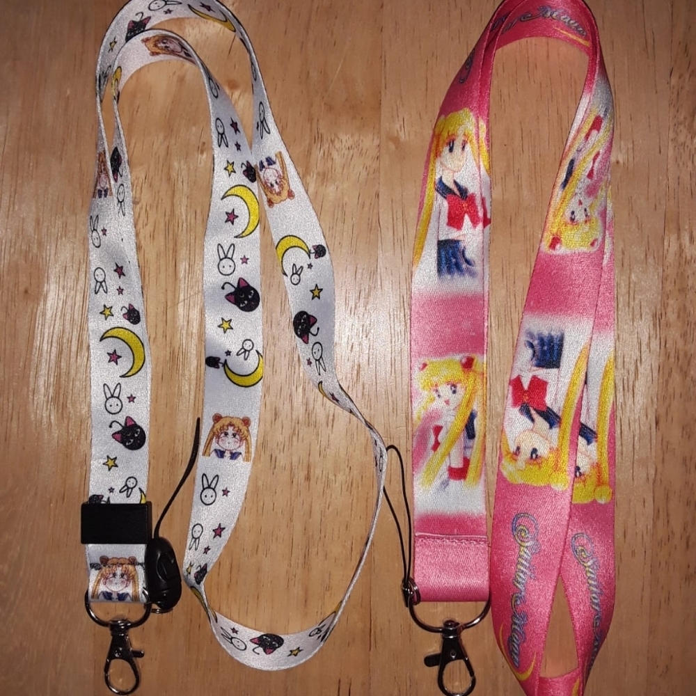 2 Japan Anime Sailor Moon Combo 1D Lanyards
